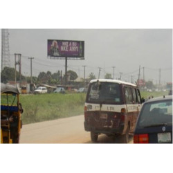 Unipole Billboard At Abuja NYAYA Asokoro By Abacha Barracks