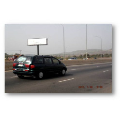 Unipole Billboard Along Airport Road