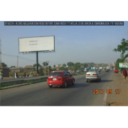 UNIPOLE BILLBOARD ABUJA-KADUNA EXPRESSWAY, BEFORE ZUMA ROCK