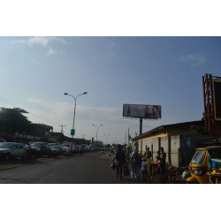 UNIPOLE BILLBOARD AGEGE AT PEN CINEMA BUS STOP