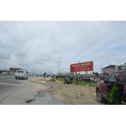 Unipole Billboard At King Guard Lekki