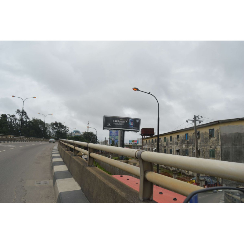 Unipole Billboard At Bonny Camp