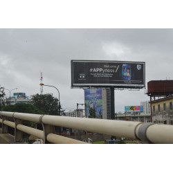 Unipole Billboard At Bonny Camp