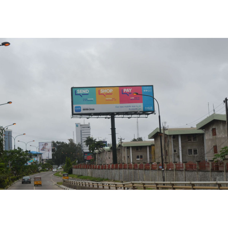 Unipole Billboard At Bonny Camp 2