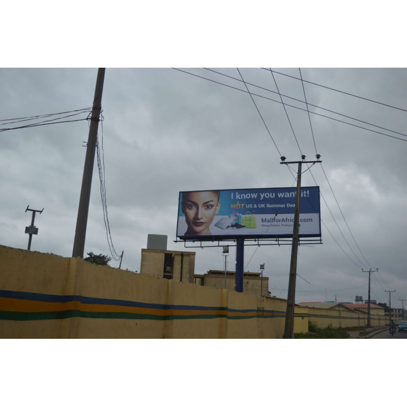 Unipole Billboard At Mobolaji Bank Anthony Way