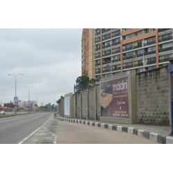 Wall Drape Billboard Beside 1004 Estate