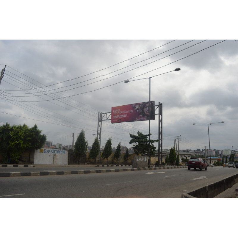 Gantry Billboard At Alausa Bus Stop