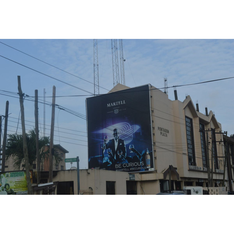 all Drape Billboard At Awosika Bus Stop Opebi