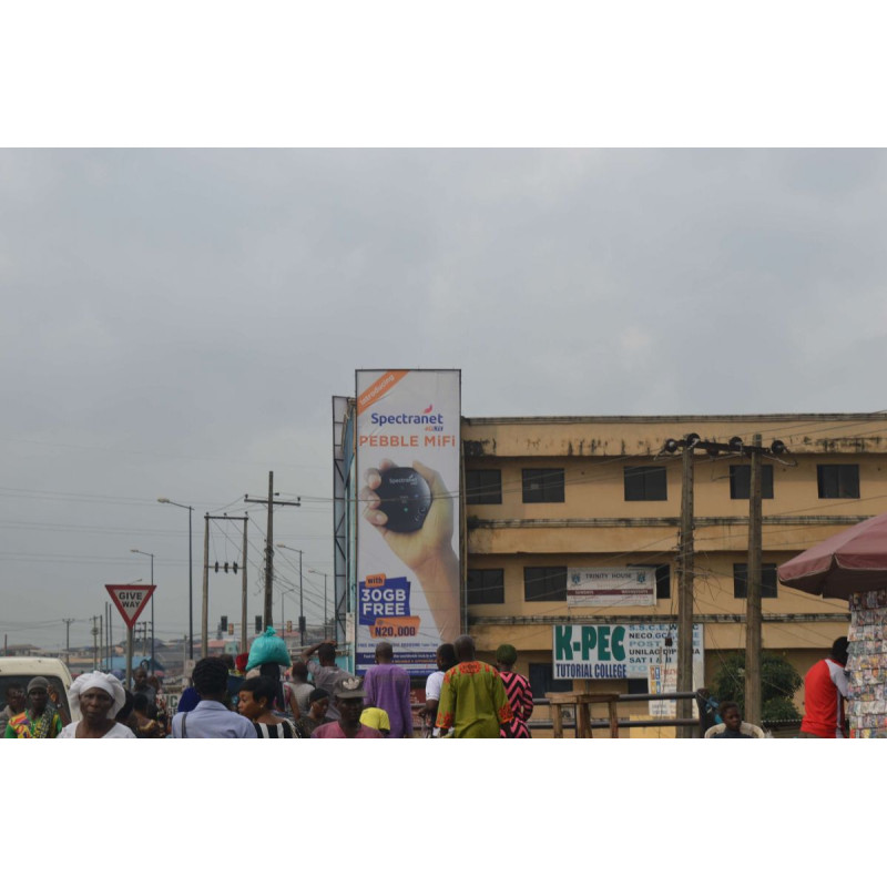 Walldrape Billboards At Agric Bus Stop