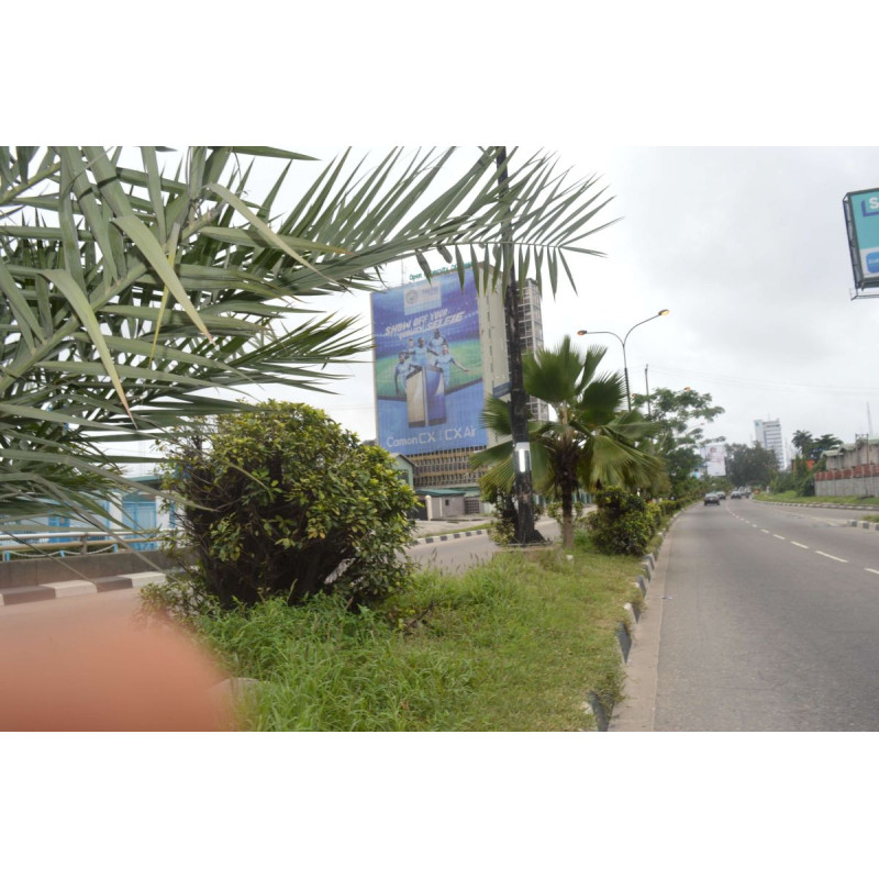 Wall Drape Billboard On NOUN Head Quarter Building