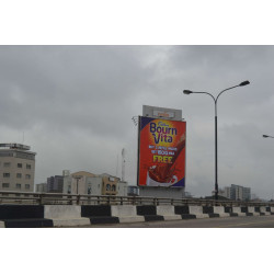 Wall Drape Billboard At Obalende