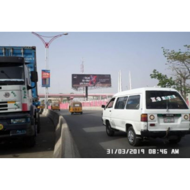 UNIPOLE BILLBOARD ALONG OLUSEGUN OBASANJO ROAD