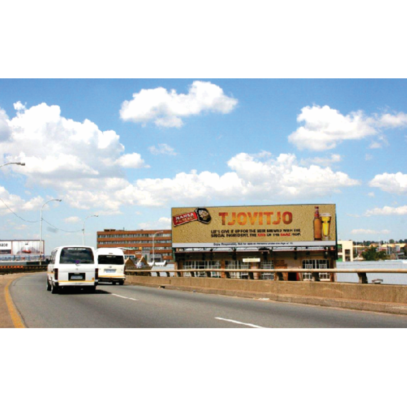 Billboard 4mx16m on Sivewright Express