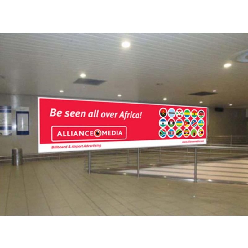 Tiled Wall OR Tambo International Airport Gautrain Entrance