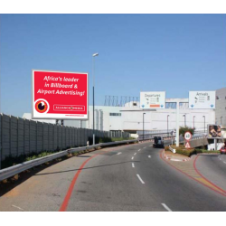 Billboard OR Tambo International Airport Approach to Terminals