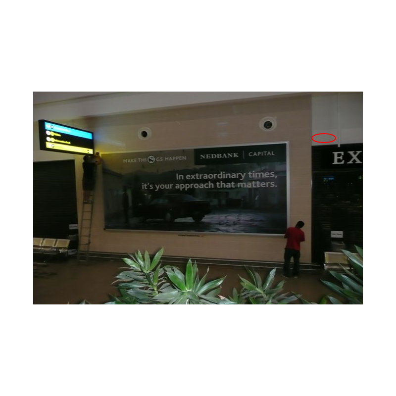 Billboard 3x6m King Shaka Airport Departure Terminal