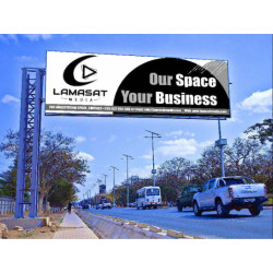 Large Billboard By Kazuma Boreholes, Independence Ave