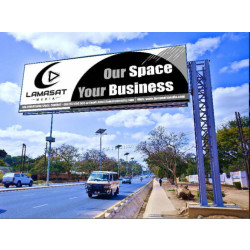 Large Billboard By Kazuma Boreholes, Independence Ave