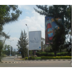 Billboard 7x5.5m at the Umubano Hotel