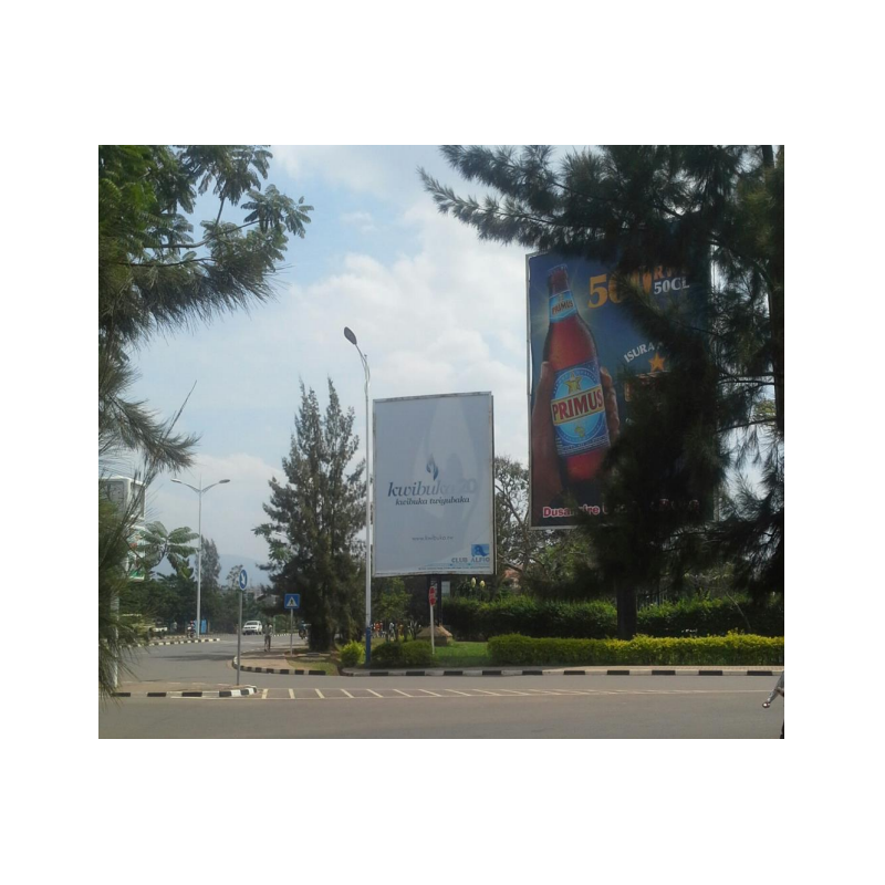 Billboard 7x5.5m at the Umubano Hotel