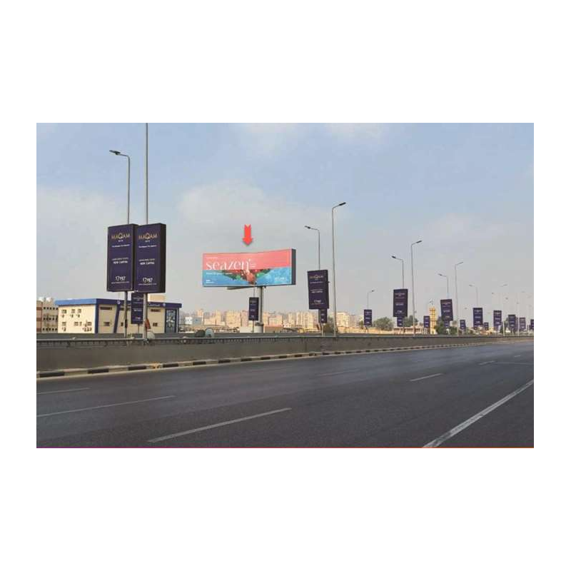 Unipole 8x24m Suez road geish bridge