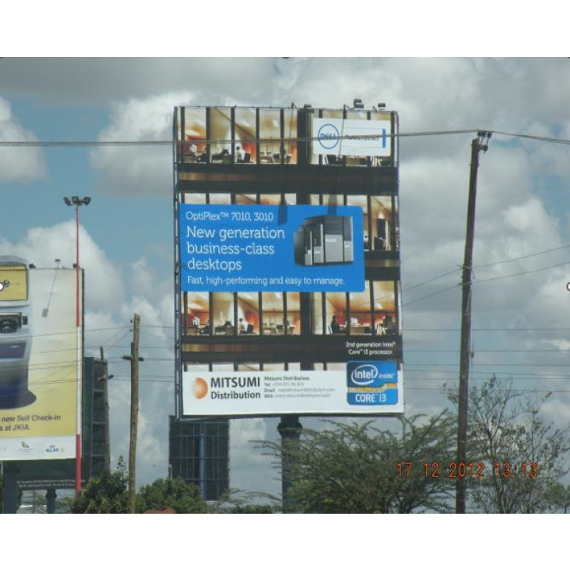 1st Billboard 10x12m By JKIA Entry drive way