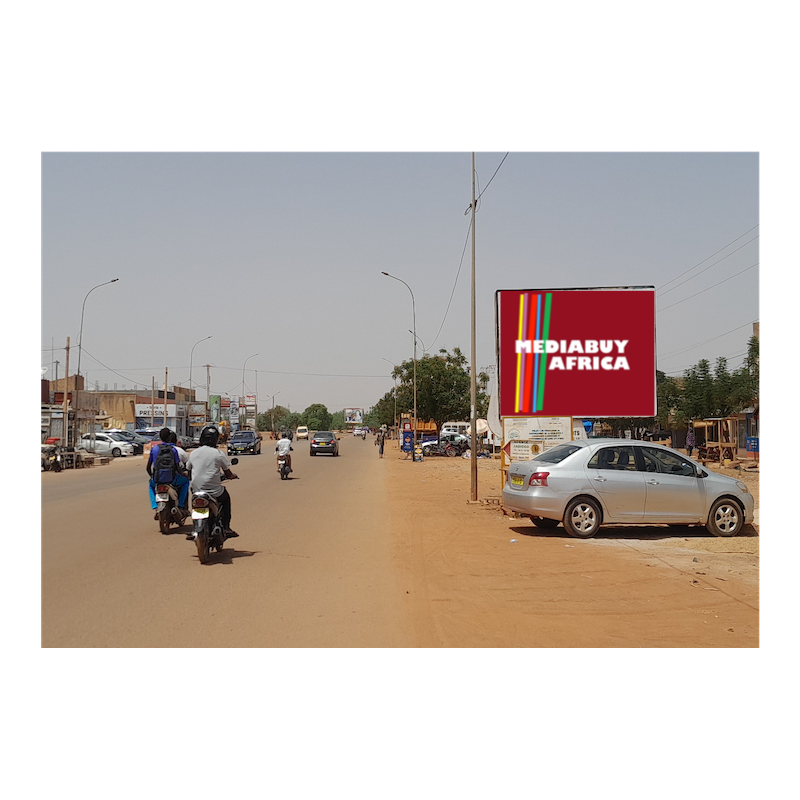 12m2 : 4x3m  - OUAGA - Avenue Sambène Ousmane