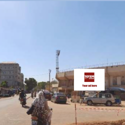 City center, Ouagadougou municipal stadium